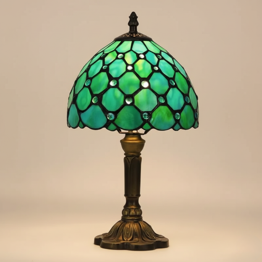 GLASORA | CLASSIC TIFFANY KIRKASTETTU LASILAMPPU