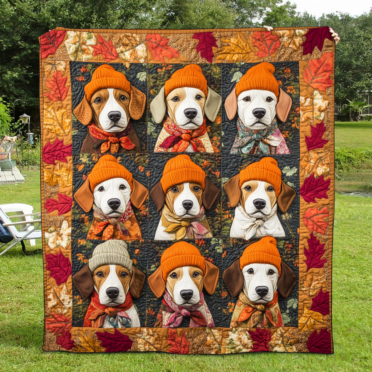 Rakkaudellinen Beagle-peitto