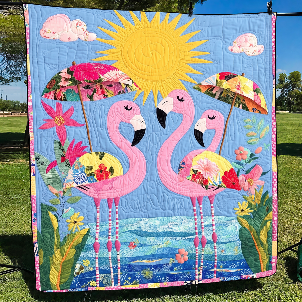 Lämmin Flamingo Peitto
