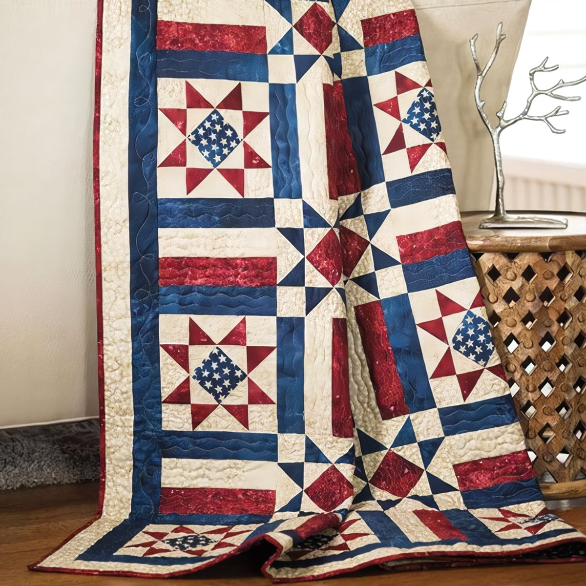 Amerikkalainen Patches-tyynyliina