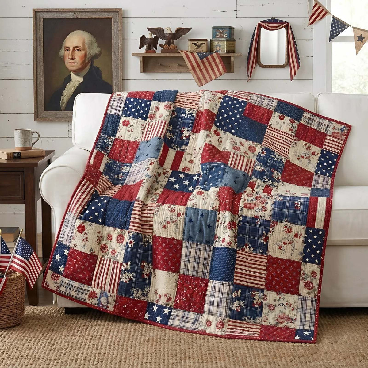 Americana Patchwork Peitto