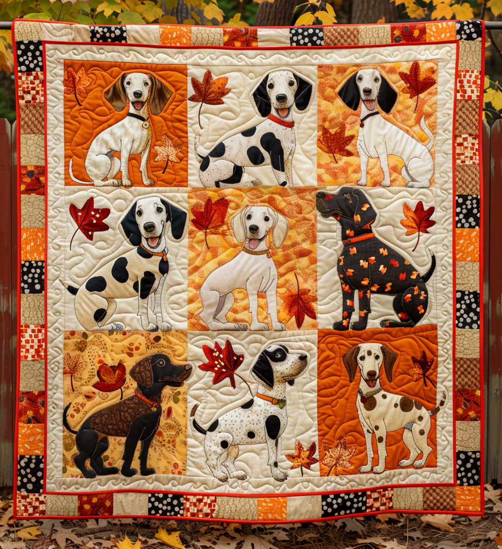 Syksyinen Dalmatialaispeitto