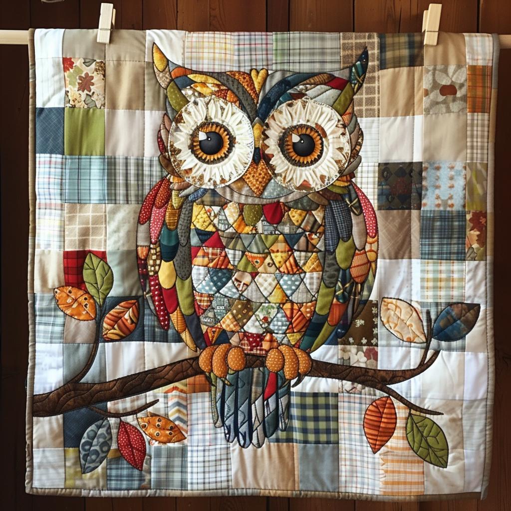 Syksyn Patches Pöllö Peitto