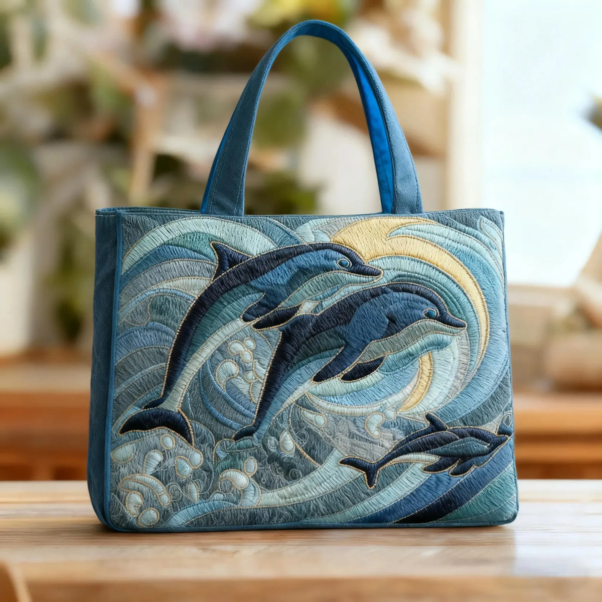 Artisan Delfiinitote Bag Inspiroitunut Merestä