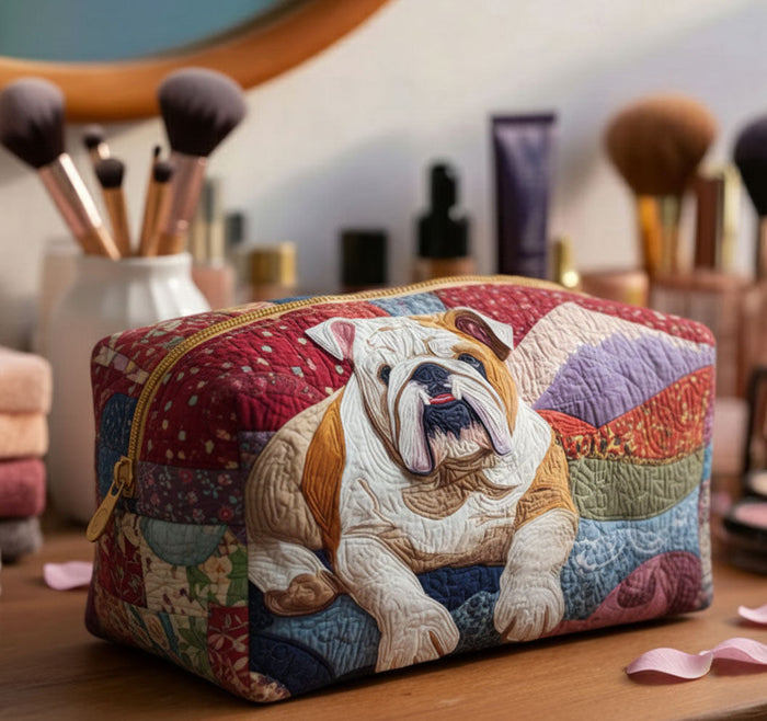 Bulldog Cuddle Vuorattu Meikkipussi