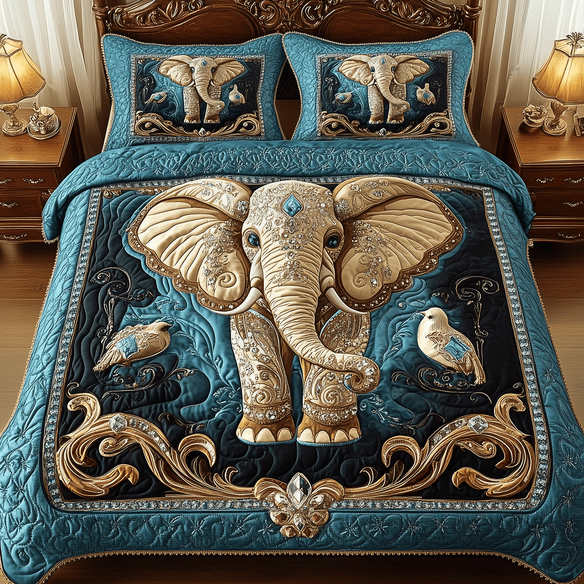 Imperial Elephant 3-osainen Vuodevaatesetti