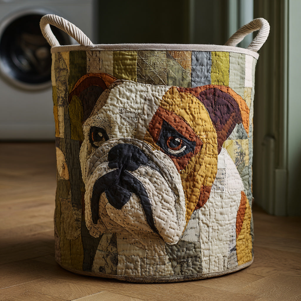 Rustic Bulldog Pyykkikori