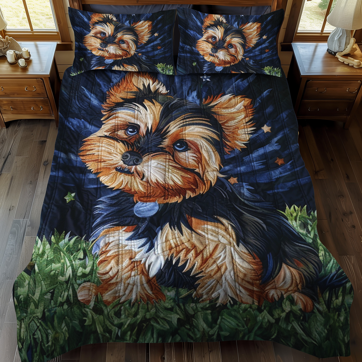 Tähkä Yorkie 3-osainen Vuodevaatesetti
