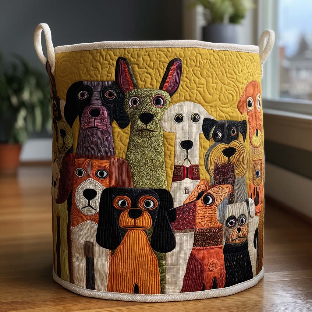 Whimsy Woofs Pyykkikori